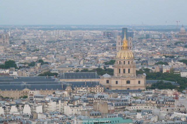 Paris sunset from the Eiffel Tower