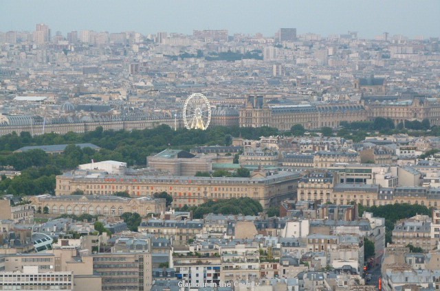 Paris sunset from the Eiffel Tower