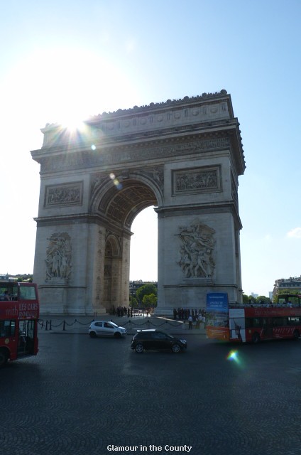 Arc de Triomphe, Paris city bus tour