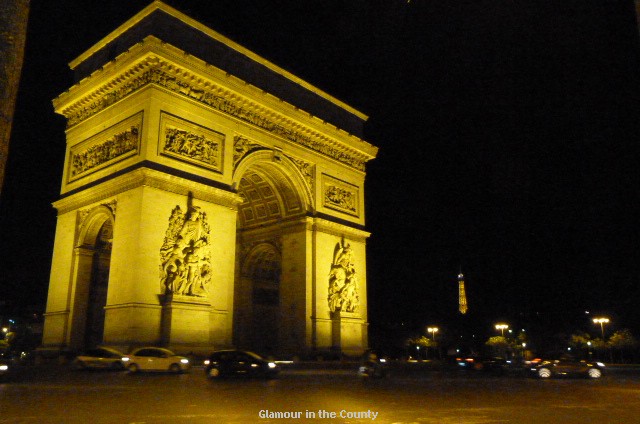 Eiffel Tower and Arc De Triomphe, Paris