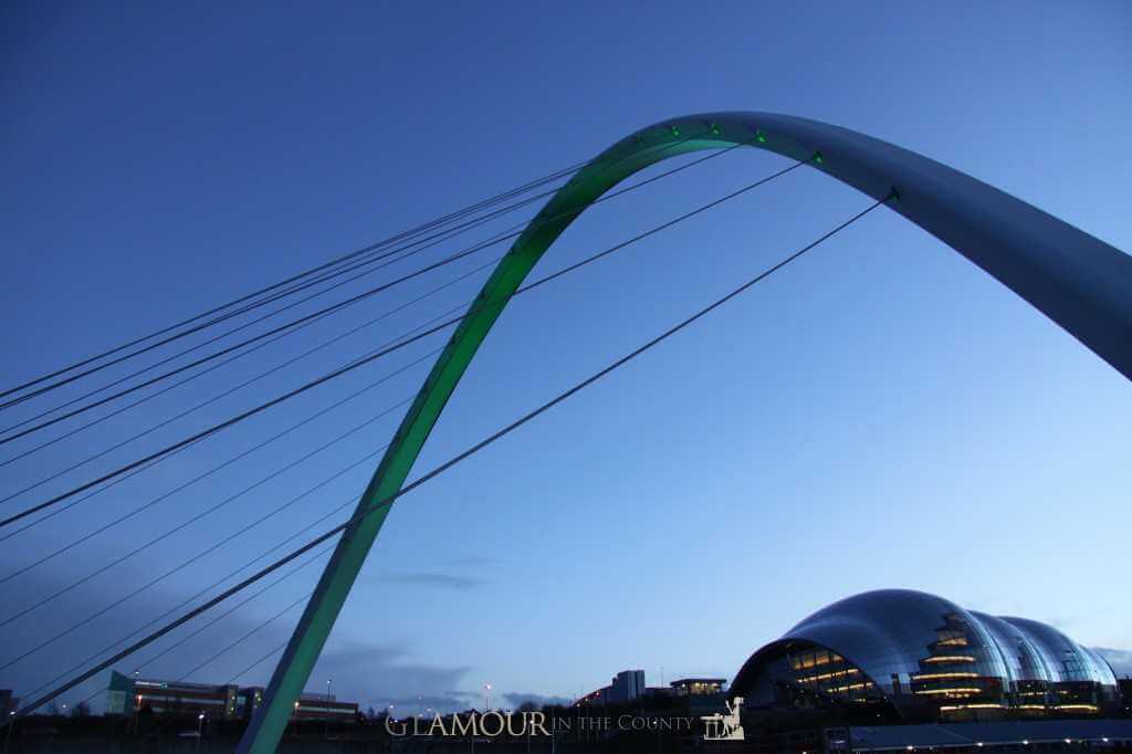 Gateshead Millennium Bridge and The Sage Newcastle upon Tyne 