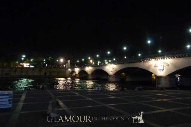 Le Seine at night, Paris