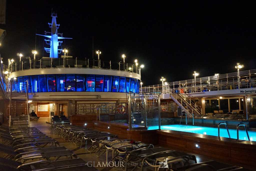 Top Deck, Queen Victoria, Cunard