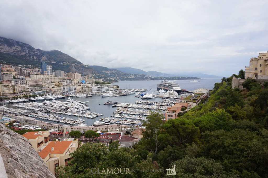 View of Port Hercules from Monaco-Ville