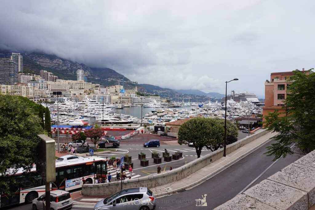 View over Port Hercules, Monaco