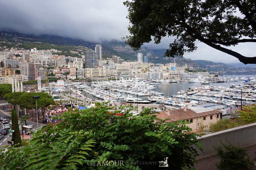 View of Port Hercules from Monaco-Ville