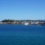 Coast of Corfu with Corfu Town