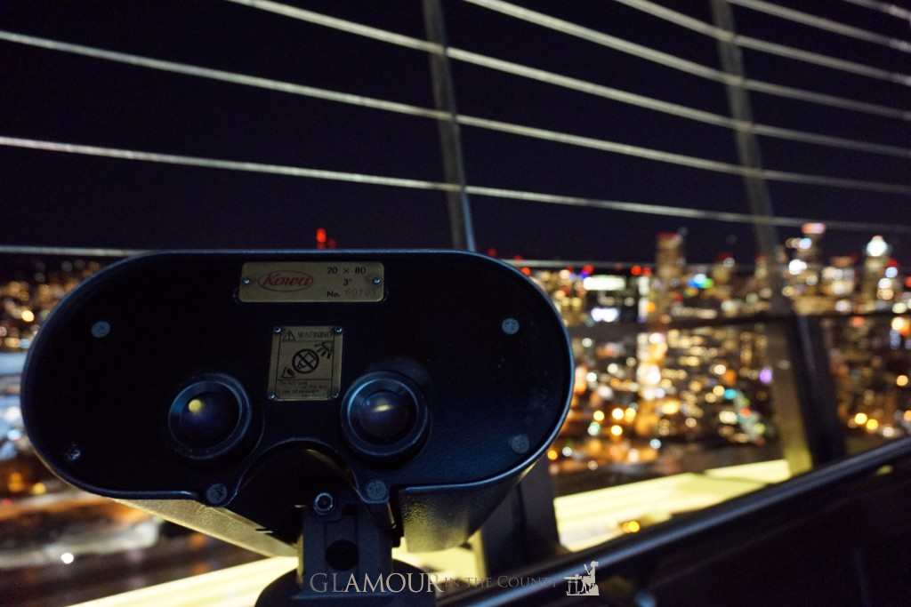 Seattle at night from the Space Needle 